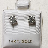 $3290 14K  Diamond(0.8ct) Earrings