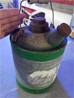 Metal gas can