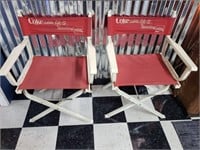 Enjoy Coca-Cola director chairs