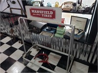 Mansfield Tires rack