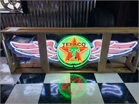 New Texaco neon sign