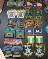 24 patches police rangers Texas Alaska USA more
