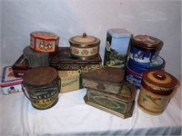 Collection of Tins