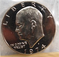 1974 UNC Eisenhower Dollar