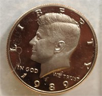 1989 UNC Kennedy Half Dollar