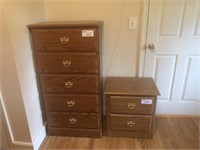 Chest of Drawers & Night Stand