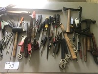 Wrenches, Hammers, Crowbar, Screwdrivers