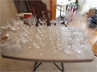 Fine Crystal Stemware Including Pinwheel