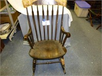 Lycoming College Wooden Rocking Chair