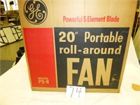 20 inch Portable roll around fan