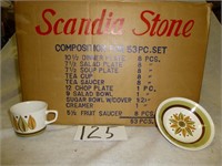 8 place setting - Scandia- Stone -Japan