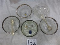 Hand made Crystal Silver plate