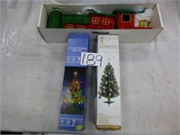 Christmas Train & 2 Trees
