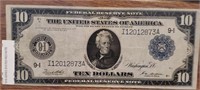 1914 Series $10 Fed Res Note