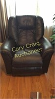 Lazy Boy Leather Rocker Recliner with Massage,