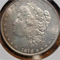 1878 7tf Morgan Dollar Bu