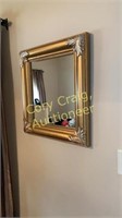 Wall Mirror, Flora Picture, 4 Wall Sconces
