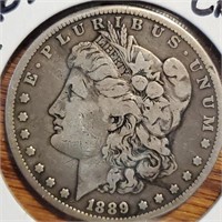 1889-cc Morgan Dollar