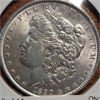 1890-p Morgan Dollar