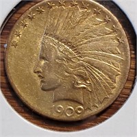 1909-s $10 Indian Gold
