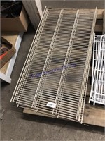 Wire shelving, 4@20 x 39