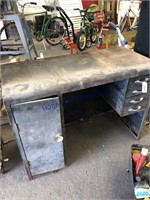 Metal shop desk