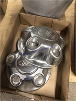 Ford hub caps, pair