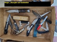 9 old knives Kinfolks Cutco Ireland & more