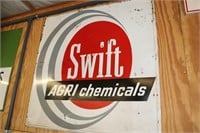 Swift AGRI Chemicals metal sign 35 1/2" X 35 1/2"