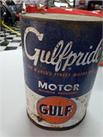 Gulfpride Motor Oil can