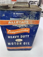 Allstate Motor Oil can