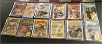 12 old western comic books 1950s 60s era