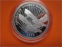 2020 American Double Eagle $2 .999 Silver