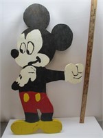 Mickey Mouse Hand Cut & Painted