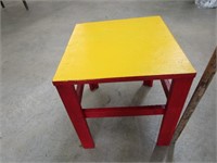 Small Red & Yellow Table - Pick up only