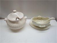 2 Gravy Bowls with Spoons