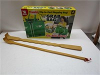 2 Back Scratchers & NIB  Grab Bags for Shopping