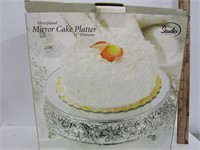 Gorgeous Mirrored Cake Platter