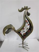 Metal Rooster Decor