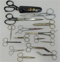 15 Pairs of Different Scissors