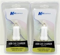 * 150 New MobilEssentials USB Car Charger