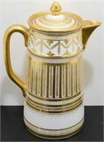 Gold Plated Coffee Pot by Dresden Made in Germany