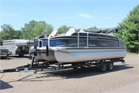 2013 Premier 23'-5" pontoon w/trailer & motor