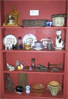 Contents of Shelving, includes assorted,