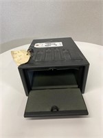 Electronic and key open handgun safe