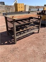 STEEL TABLE WITH VISE