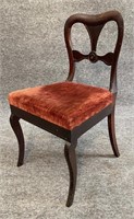 NY LATE FEDERAL EGYPTIAN SIDE CHAIR ATTRIB TO