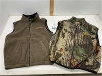 Two Cabela’s Fleece Vests