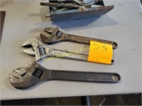 3 Adjustable Wrenches