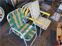 5 Aluminum Lawn Chairs